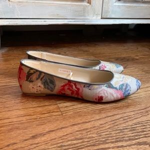 Cath Kidston 9 Floral Print Ballerina Ballet Flats